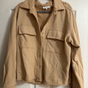 Tan Women's shacket